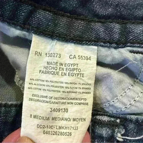 LEE Slender Secret Lower on the Waist Women’s Jeans w/pocket design 8 Medium - Picture 6 of 16